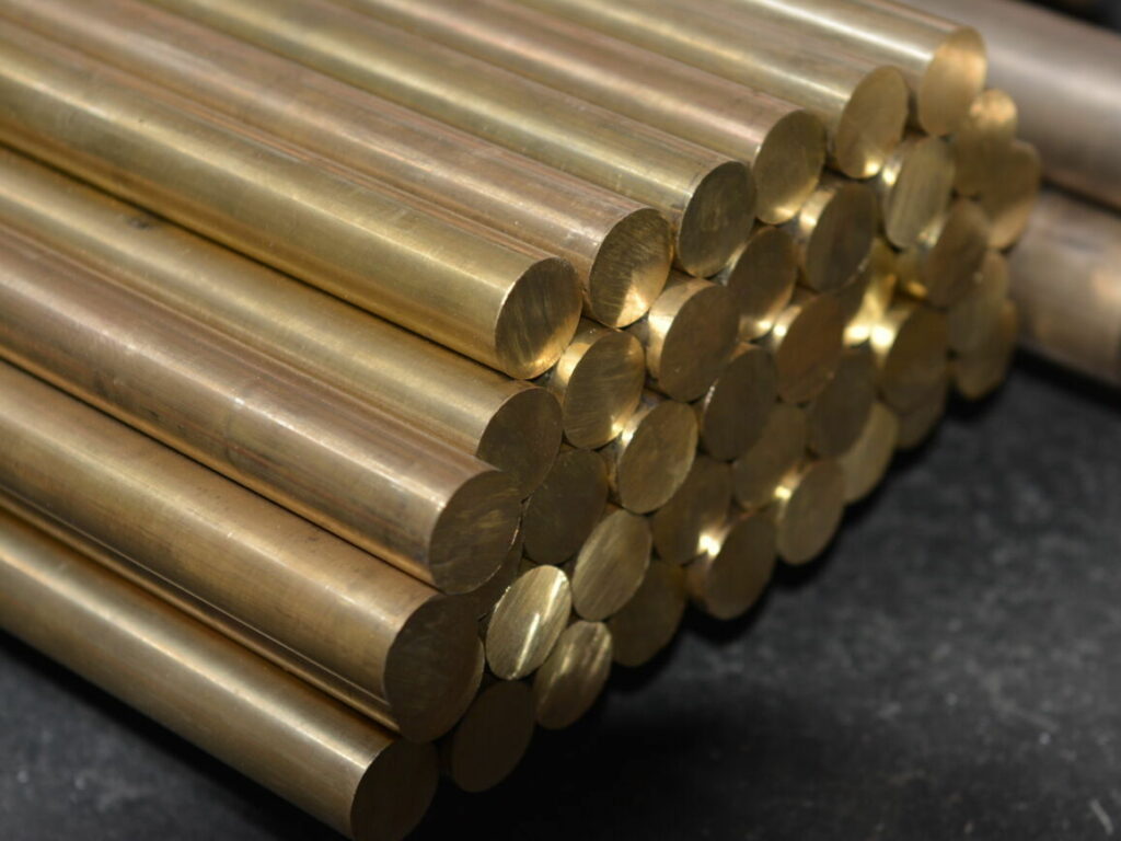 Бронзовый пруток катаный 50 мм БрКМц3-1 ГОСТ 1628-2019
