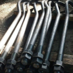 Фундаментный болт 80 мм 150 мм 4,3 Ст20 ГОСТ 24379.1-2012