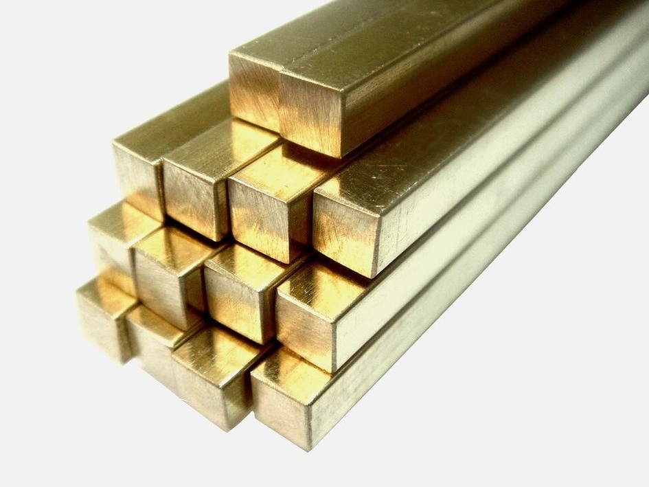 Латунный квадрат 11 мм 11 мм ЛАЖ60-1-1 ГОСТ 2060-2006