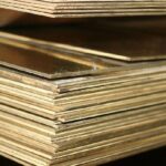 Латунный лист 19 мм 550 мм 3000 мм Л90 ГОСТ 2208-2007