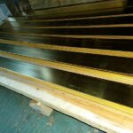 Латунная полоса 1000х1 холоднокатаная 1000 мм 1 мм Л63 ГОСТ 2208-2007