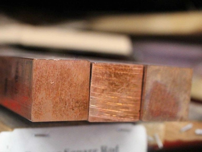 Медный квадрат 10 мм 10 мм М0 ГОСТ 1535-2016