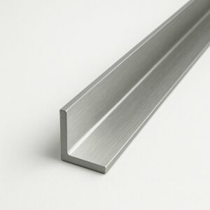 Уголок алюминиевый 50х30х2х6000 мм.  АД31Т1 (АД31), неравнополочный, матовый